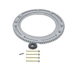 para motor Briggs&Stratton 28C707 corona de arranque aluminio + piñón + fijación - Imagen 1 de 3