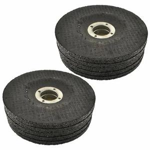 Disco amoladora angular de rectificado de metal de 10 piezas 115 mm (4-1/2") centro deprimido TE786 - Imagen 1 de 3