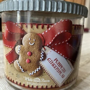NEW White Barn Candle (Bath & Body Works) ~ PUMPKIN GINGERBREAD ~ 3 Wick 14.5 oz - Picture 1 of 7