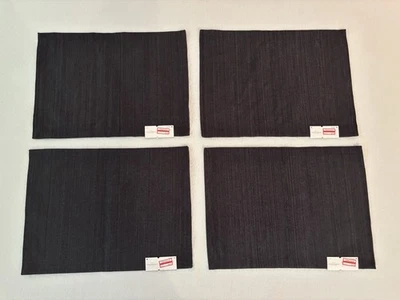 NWT vintage Target charcoal grey placemats - set of 4 - Image 1 of 4