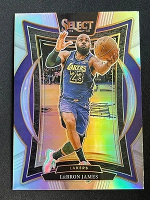 LeBron James 2024-25 Panini Select Concourse Silver #54 - Image 1 of 2