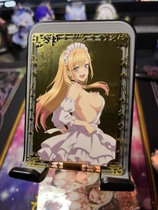 (Double Sided) Goddess Story Metal Card Serialized Anime Waifu Marin Kitagawa - Picture 1 of 2