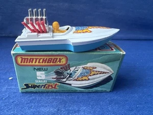 Matchbox Superfast / MB 05 B3 Seafire Boat / 1975 MIB / Near Mint - Bild 1 von 12