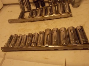 Snap On Deep 6pt Socket Metric 8 13 17 18 19mm sold singles FREE ShipAftr1 - Bild 1 von 13