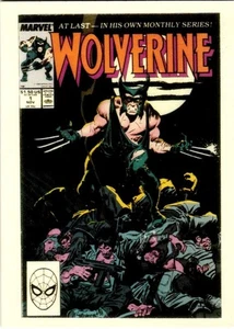 Vintage Marvel Wolverine 1st Covers Series II Trading Card 1988 Comic Art - Picture 1 of 2