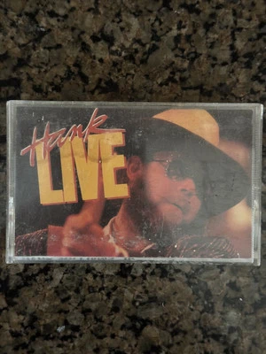 Hank Williams, Jr. - Hank Live - 1987 - Vintage Cassette Tape Foto 1 de 3