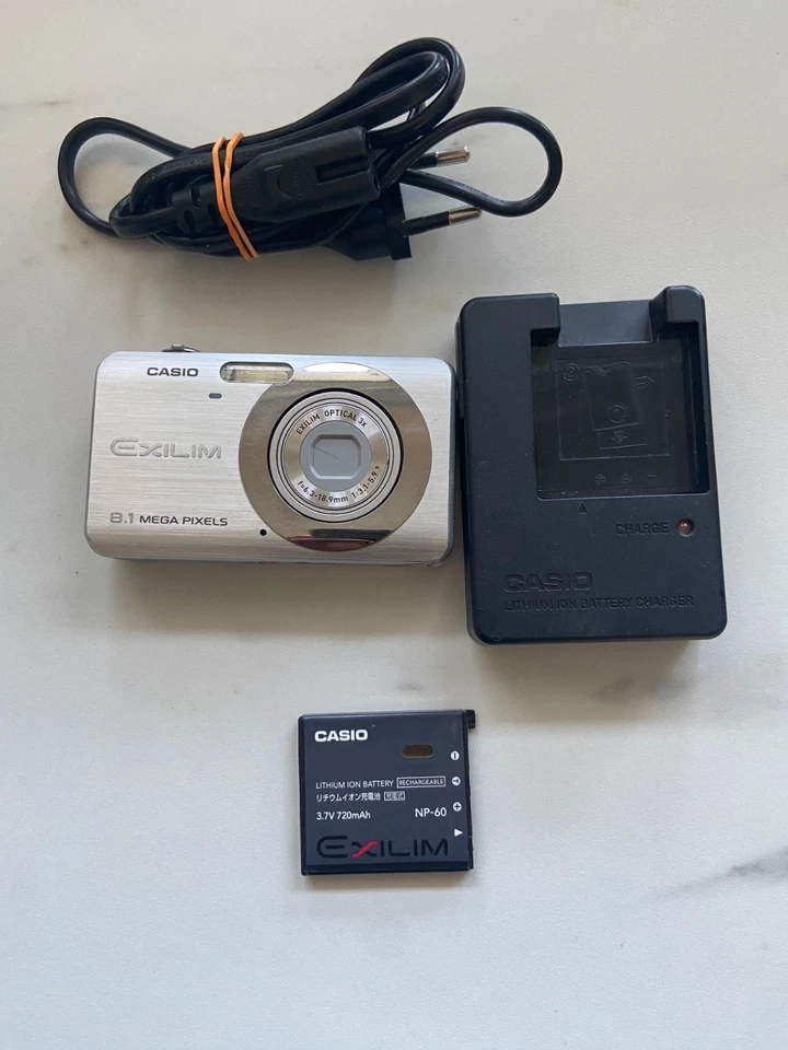 casio exilim ex-z80 digitalkamera Silber - Bild 1 von 4