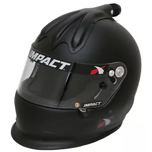 IMPACT RACING #17020612 Helmet Super Charger X- Large Flat Black SA2020 - Picture 1 of 1