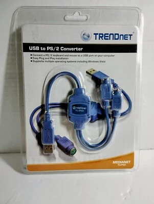 TRENDnet USB to PS/2 Converter (Model TU-PS2) (C-1) - Image 1 of 2