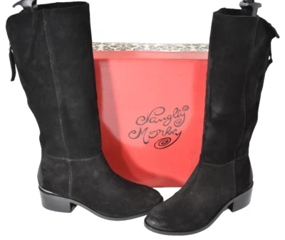 Bota alta Chelsea negra con rodillas Naughty Monkey Stride para mujer talla 7,5 nueva con caja Foto 1 de 4