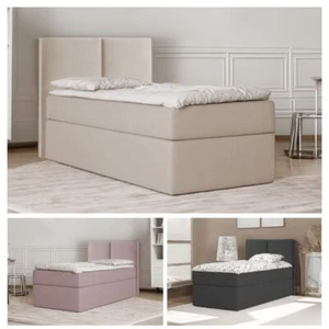 Boxspringbett STAR MINI Bett mit Bettkästen Schublade Matratze Kopfteil Topper - Bild 1 von 22