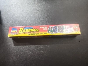 1991 TOPPS BASEBALL PICTURE CARDS COMPLETE SET MICRO (792 cards) FACTORY SEALED - Picture 1 of 3