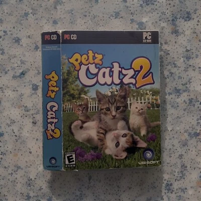 Petz Catz 2 Virtual Pets Via  Pet Cat Sim Retro PC CD-ROM WIN MAC Video Game F S - Image 1 of 4