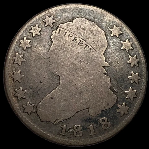1818 Capped Bust Quarter J6294 Cover