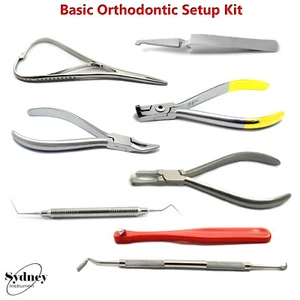 Orthodontic Bracket Banding Placing Kit Band Remover Pliers Distal End Cutter TC - Photo 1 sur 9