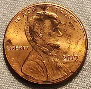 2019 P Lincoln Shield Cent, Chain Strike error obverse, #MSL-011 - Picture 1 of 9