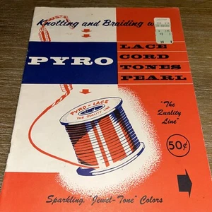 Cordón de cuero de colección trenzado anudado manual piroencaje redondo o plano, 1958 - Imagen 1 de 7