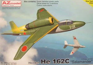 He-162 C  "Salamander" in Foreign Service , AZ-Model, 1:72, limitiert,  * NEU* - Bild 1 von 3