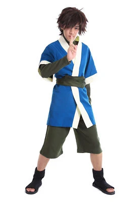 Halloween Cosplay Costume Mist Shinobi Haku Ninja Outfit Female US Size - Image 1 of 4