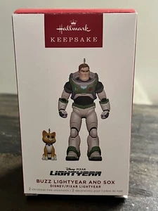 Hallmark Keepsake Buzz Lightyear and Sox 2022 Christmas Ornament - Picture 1 of 2