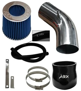 BLACK BLUE AirX Racing Air intake kit & filter for 2017-19 Hyundai Elantra 2.0 - Picture 1 of 2