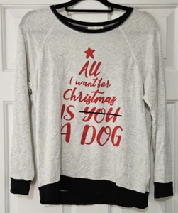 Moa Moa Womens Long Sleeve , Christmas Top Size L NWT $38. (31) - Picture 1 of 3