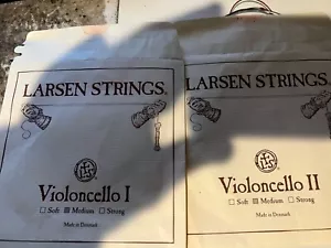 Larsen cello Strings set 4/4 Regular A and D - Picture 1 of 2