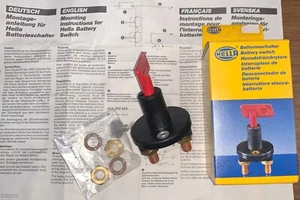 VW PORSCHE FERRARI HELLA BATTERY CUT OFF SWITCH 1,000A at 12v 500A at 24v NOS - Picture 1 of 4