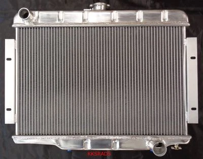 KKS ALUMINUM 3 ROW RADIATOR FIT 1972 73 74 75 76 77-86 JEEP CJ CJ5 CJ6 CJ7 CHEVY - Image 1 of 4