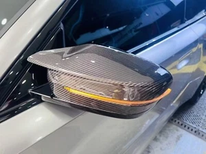 2x G87 G80 G82 Dry Carbon Fiber Side Mirror Covers For BMW M2 M3 M4 M240i M340i - Foto 1 di 8