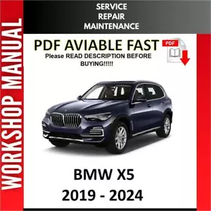 BMW X5 2019 2020 2021 2022 2023 2024 SERVICE REPAIR WORKSHOP MANUAL - Picture 1 of 1