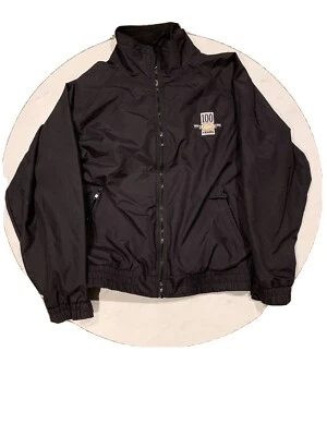 Chaqueta ligera forrada de lana para hombre PORT AND COMPANY talla XL negra. Logo Eljer Foto 1 de 4