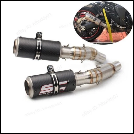 Silenciador escape de fibra de carbono para Kawasaki Z1000 Ninja 1000 2010-2023 Foto 1 de 4