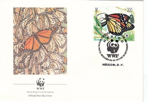Butterflies WWF Mexico FDC (A) 1988 (145356) - Picture 1 of 1