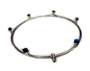 Anillo de niebla de alta presión colector de 18"D con (6) boquillas para jardín, piscina y patio - Imagen 1 de 4