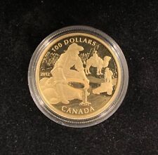 2012 Gold 14 karat Coin 150th Anniversary of the Cariboo Gold Rush Canada