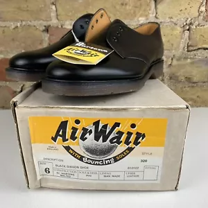Dr. Martens 1461 Vintage schwarze Leder-Damenschuhe UK 6 hergestellt in England R GRIGGS - Bild 1 von 8