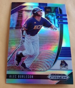 Alec Burleson 2020 Panini Prizm Draft Picks Silver Prizm Rookie #PDP70 Cardinals