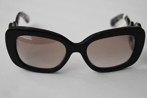 Prada Authentic Dark Brown Havana Mirrored SPR27O UAO-4O0 54-19-135 Sunglasses - Picture 1 of 6