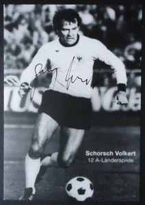 1104 Autogrammkarte Schorsch Volkert Hamburger SV DFB original signiert - Picture 1 of 2