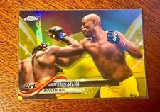 Anderson Silva 2018 Topps Chrome UFC #42 Gold Refractor /50