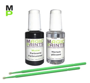 Paint Set Suitable for Renault, Color Number: Gna Deep Black Met Clear Varnish - Picture 1 of 2