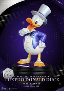 Disney 100th Master Craft Tuxedo Donald Duck (Platinum Ver.) 40 cm Beast Kingdom - Foto 1 di 1