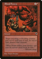 Magic MTG Tradingcard Tempest 1997 Blood Frenzy