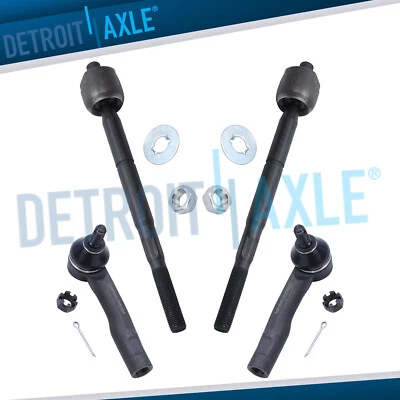 Front Inner and Outer Tie Rods Set for 2001 2002 2003 2004 2005 Lexus IS300 3.0L - Image 1 of 4