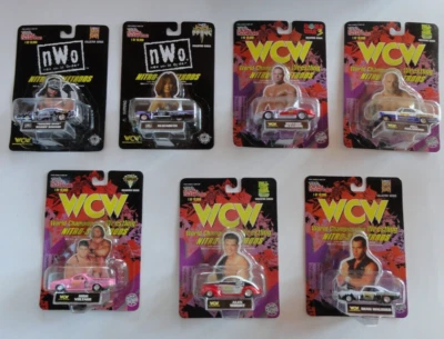Racing Champions WCW/nWo 1/64 "Nitro Streetrods" (Lote de 7) Macho Man/Goldberg Foto 1 de 4