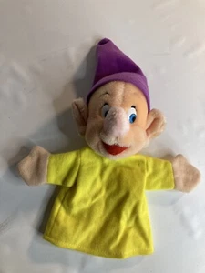 Disneyland Sieben Zwerge Doopey Handpuppe 7" Zoll Schneewittchen Sieben Zwerge - Bild 1 von 3