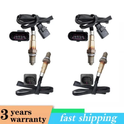 Sensor de oxígeno aguas arriba + aguas abajo 4 piezas para Volkswagen Touareg 2007-2017 3,6 L Foto 1 de 4