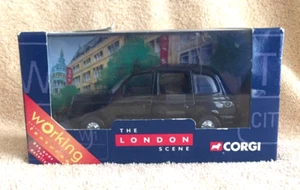 CORGI FALLEN THE LONDON SCENE - LTI LONDON TAXI BLACK - #66001 - NEW IN BOX! - Picture 1 of 6