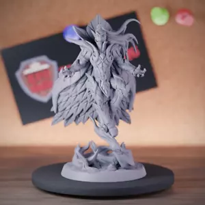 Elf Druid Miniature Elf Mage Wizard Mini Dungeons and Dragons Mini DnD 5e TTRPG - Picture 1 of 8